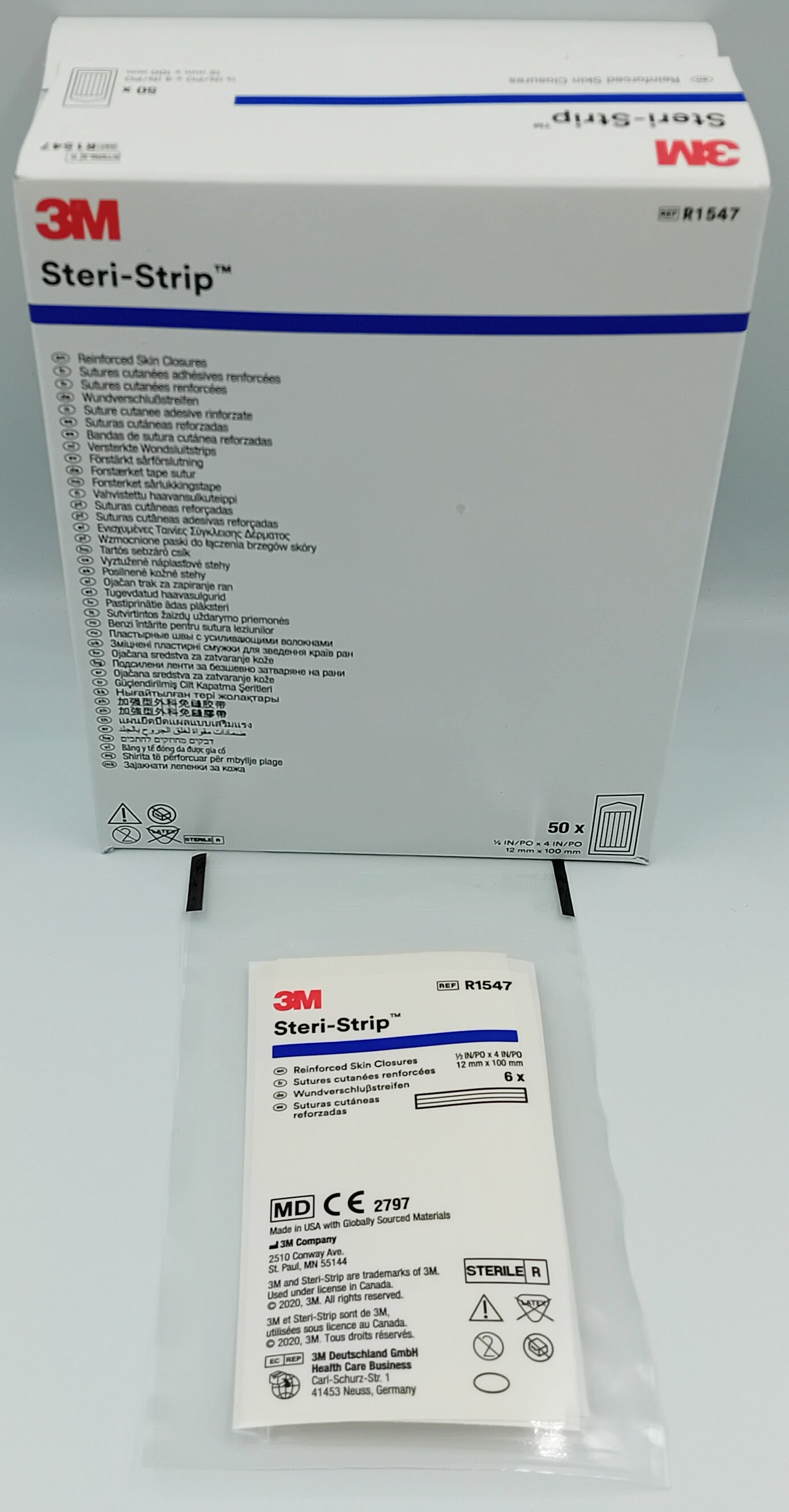 Steri Strip R1547 12mm x 100mm Box of 50