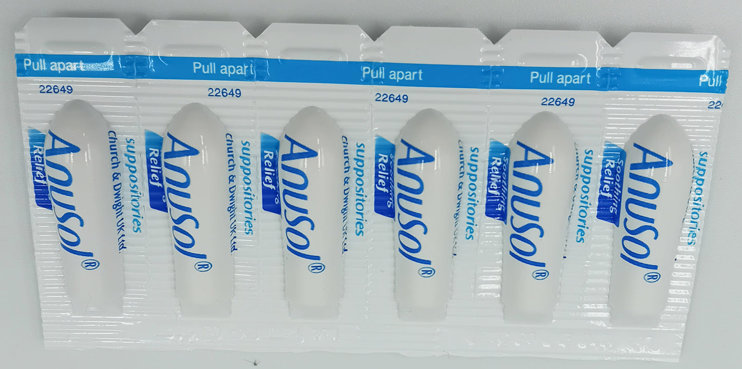 Anusol Soothing Relief Suppositories – Box of 12