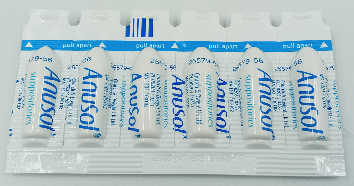 Anusol Haemorrhoid Relief Suppositories – Box of 12