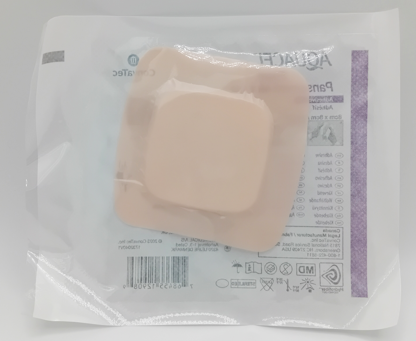 Aquacel Foam Adhesive 8cm x 8cm - Box of 10 - Sterile Wound Dressings