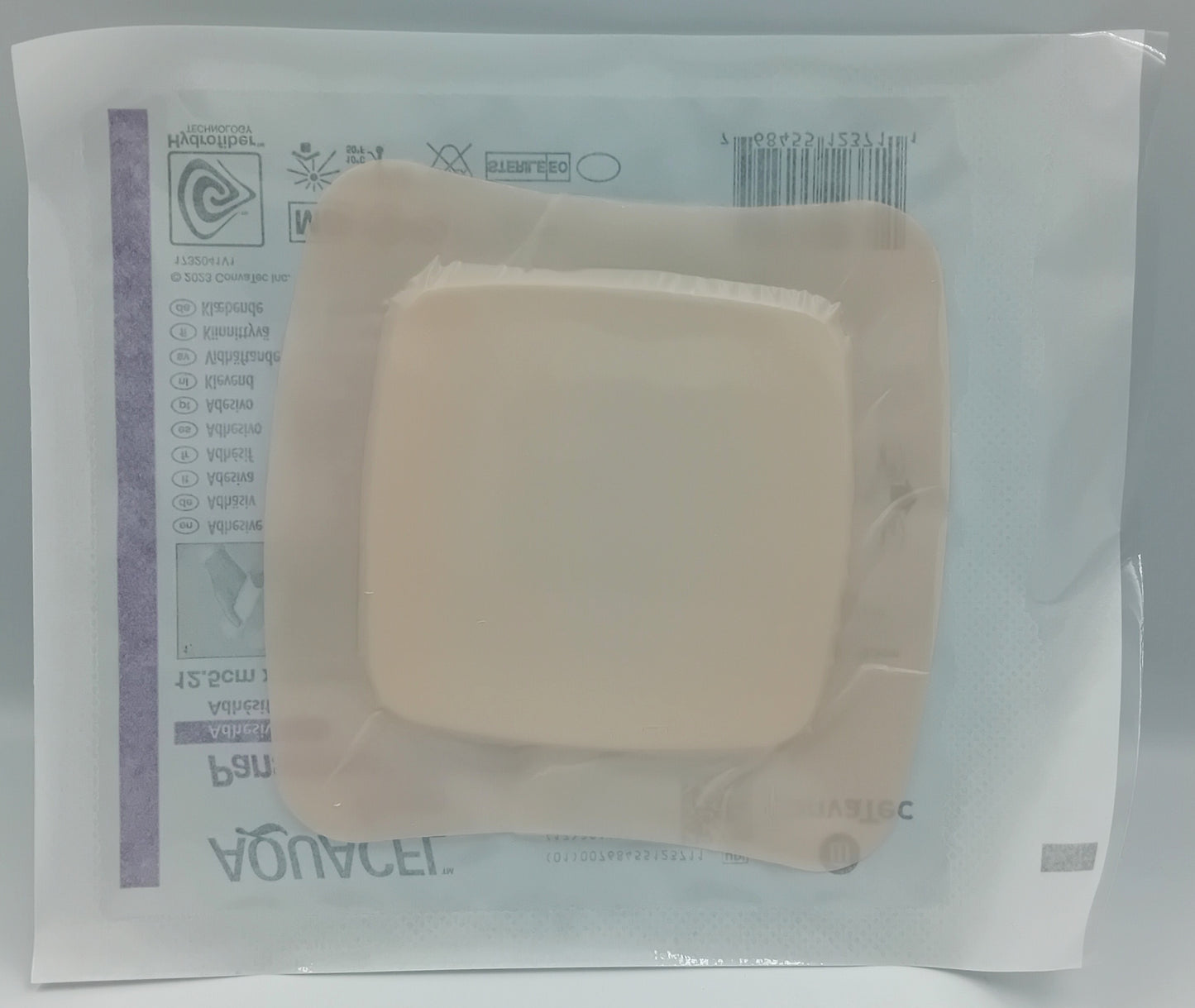 Aquacel Foam Adhesive Dressings 12.5cm x 12.5cm - Box of 10 | Sterile Wound Care