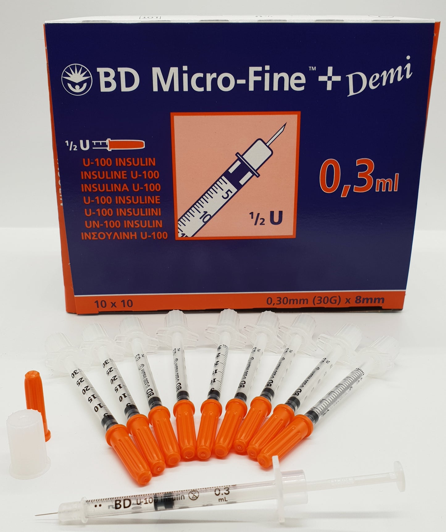 BD Micro-Fine Insulin Syringe – 0.3ml
