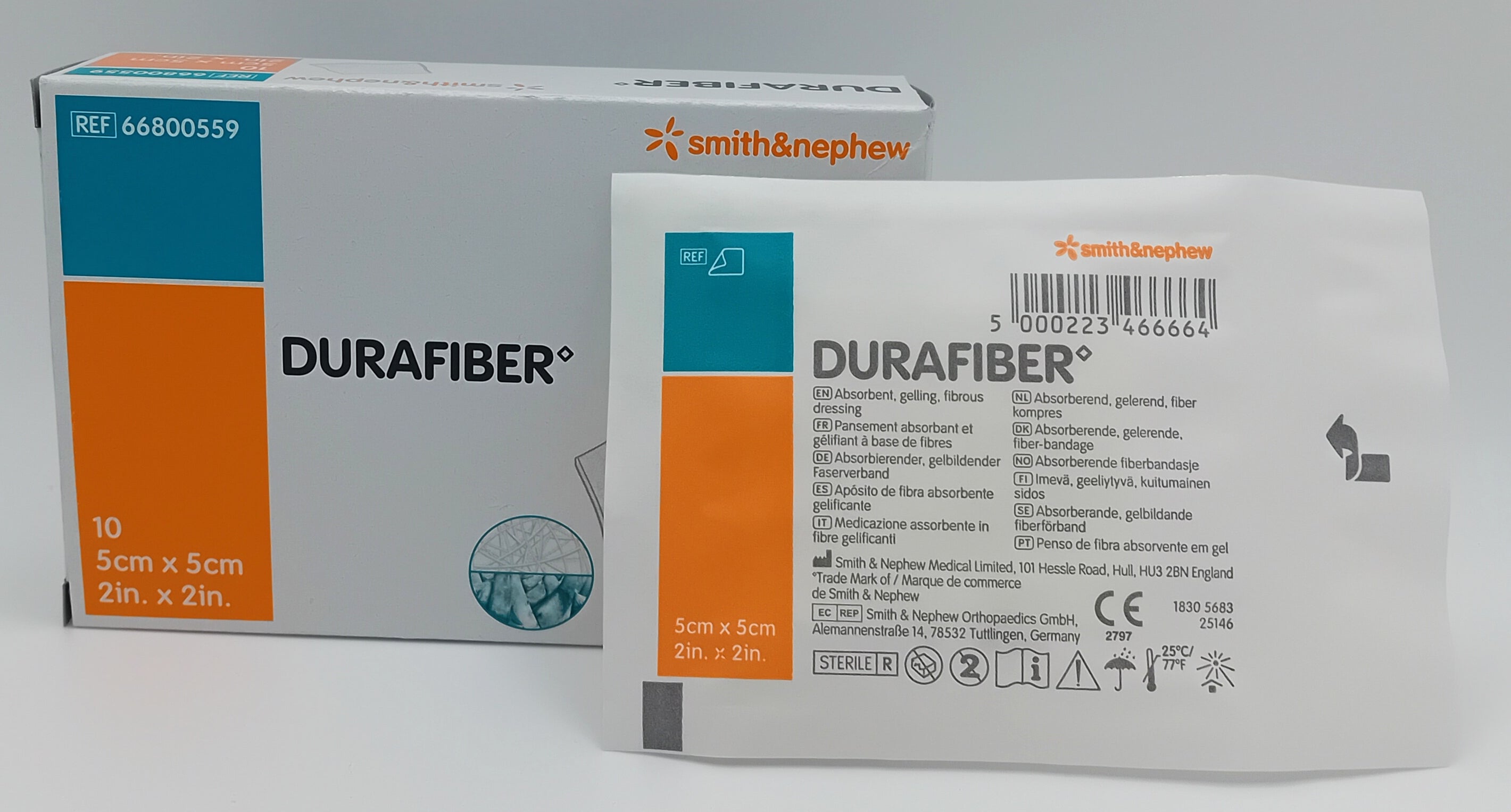Durafiber 5x5cm Advanced Wound Dressings