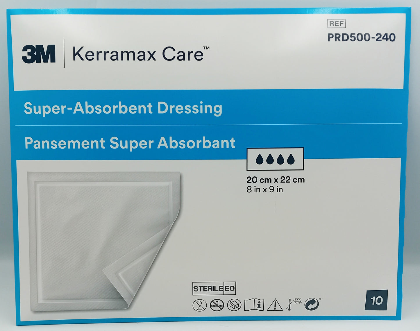 Kerramax Care Absorbent Dressing Pads 20cm x 22cm – Pack of 10