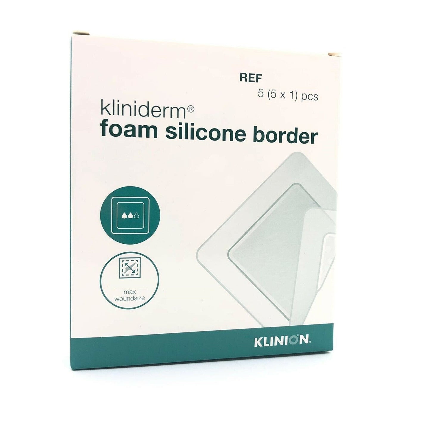 Kliniderm Foam Silicone Border Dressings – Box of 5