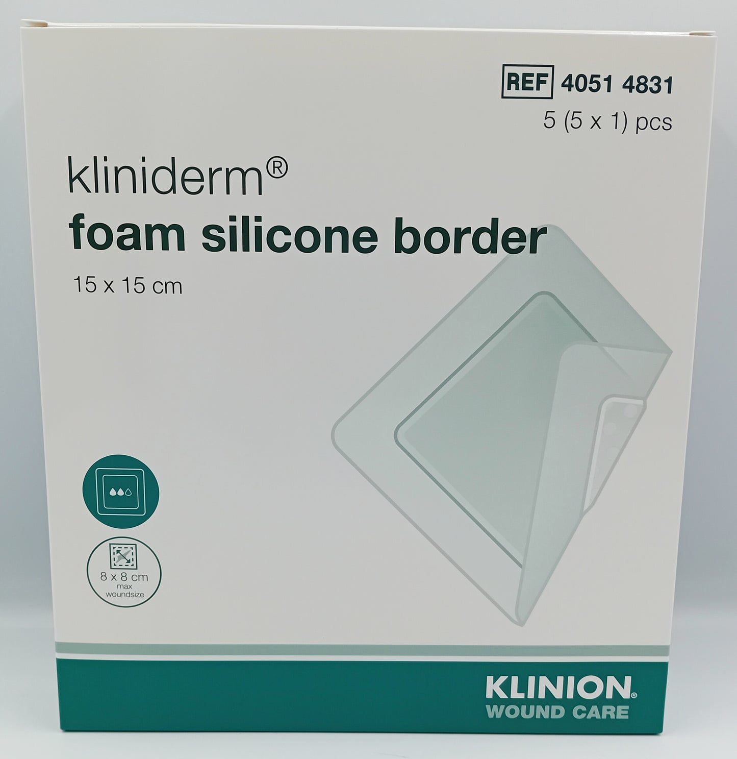 Kliniderm Foam Silicone Border Dressings – Box of 5