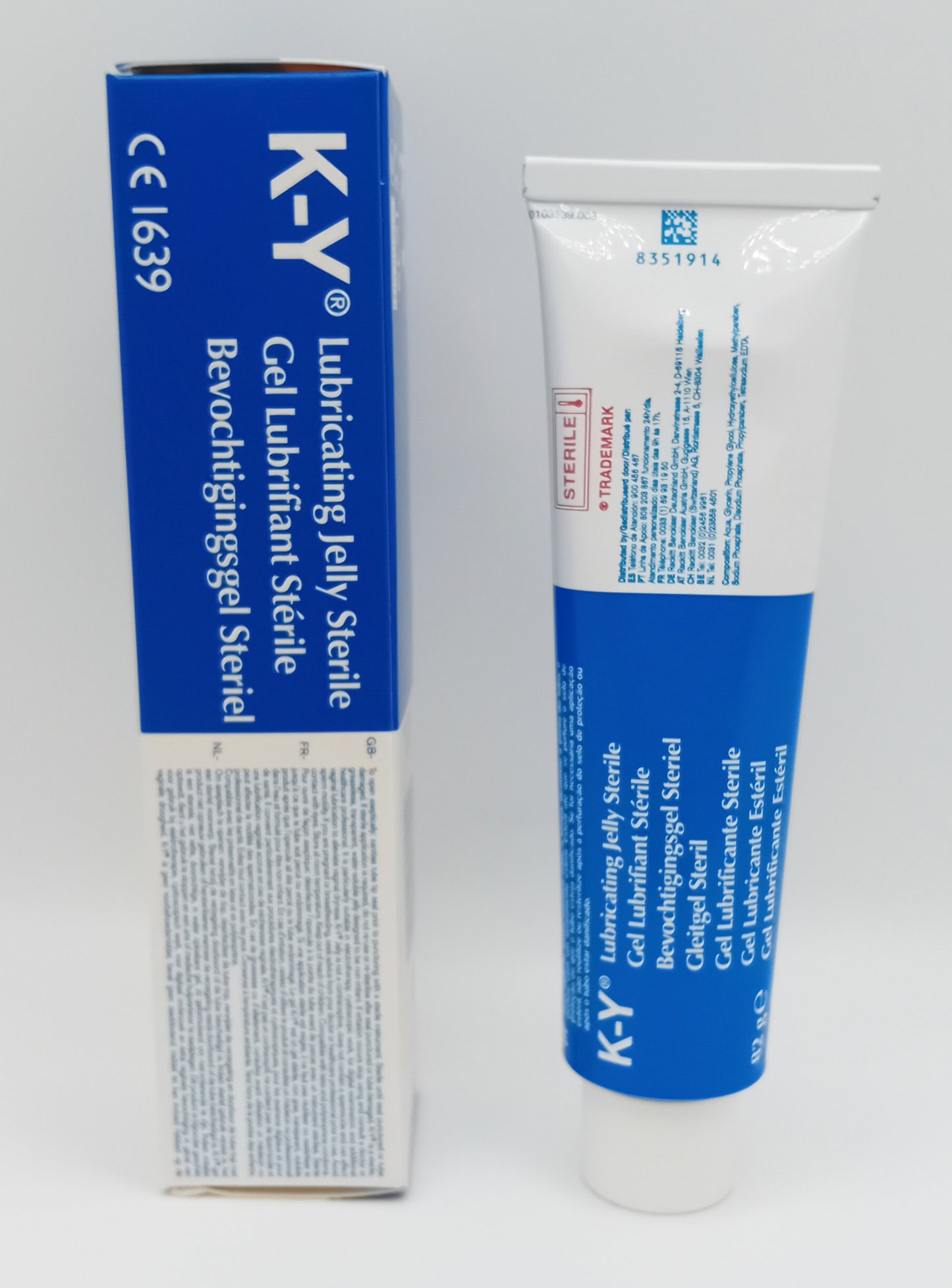 KY Jelly 82g – Case of 48 – Water-Based Sterile Lubricant
