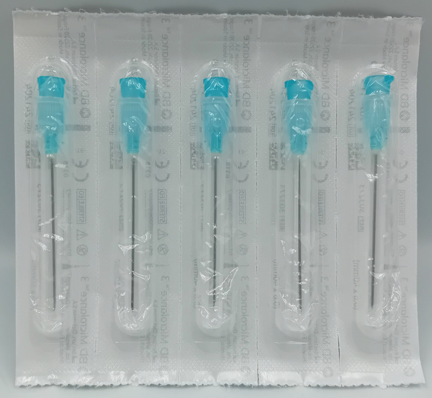 BD Microlance 3 Needles – 23G x 1½" (0.6mm x 38mm) – Blue – Box of 100