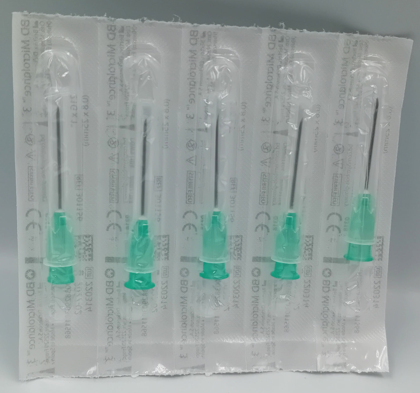 BD Microlance 3 Hypodermic Needles – 21G x 1" (25mm) Green – Pack of 100 – Sterile