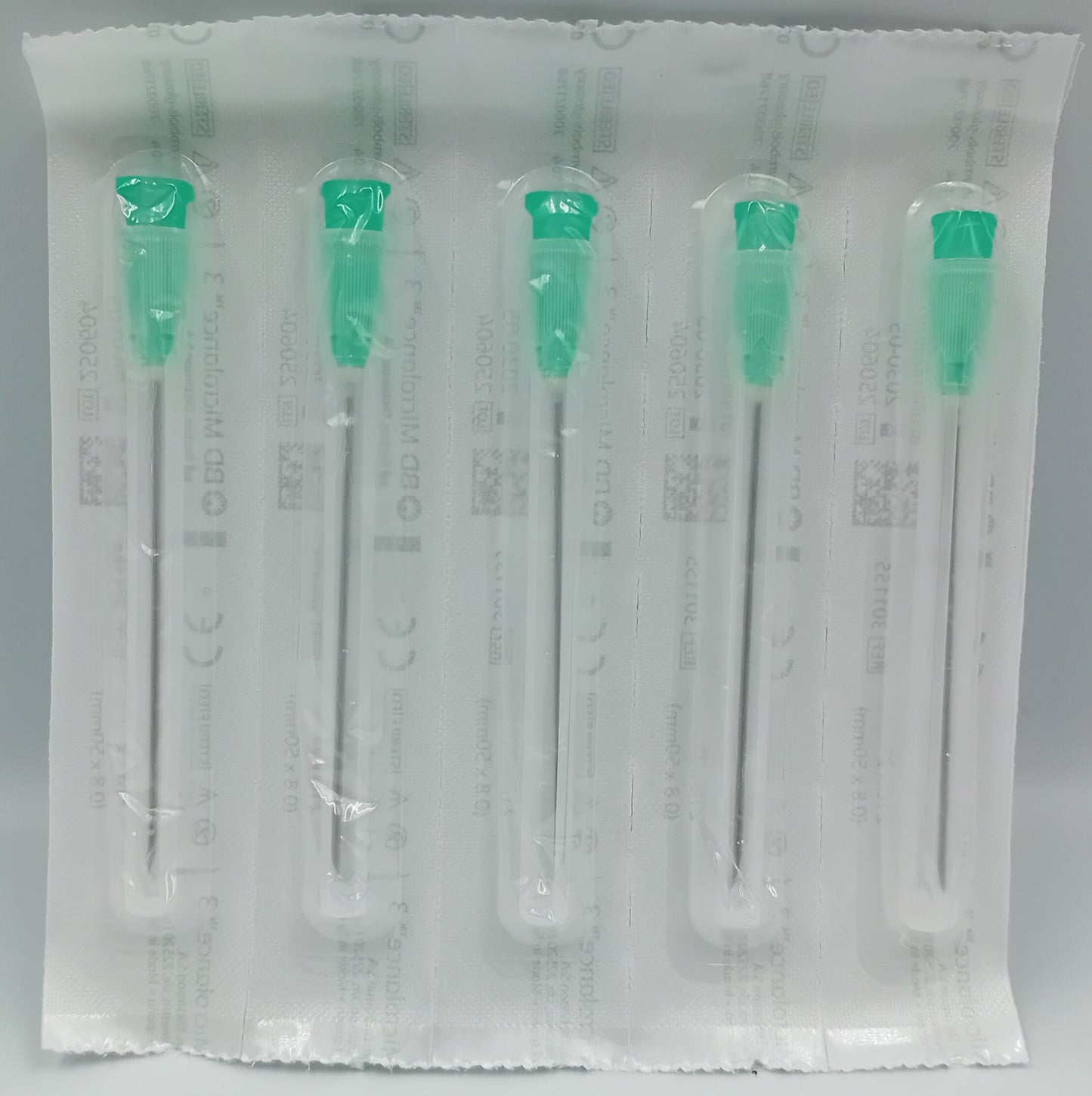 BD Microlance 3 Needles – 21G x 2" (0.8mm x 50mm) – Green – Box of 100