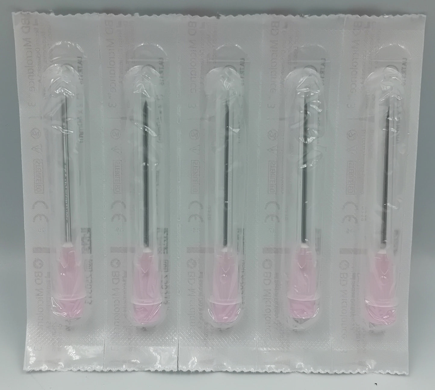 BD Microlance 3 Hypodermic Needles – 18G x 1½" (40mm) Pink – Pack of 100 – Sterile