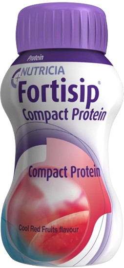 Fortisip Compact Protein Cool Red Fruits 125ml x24 | Nutritional Drink