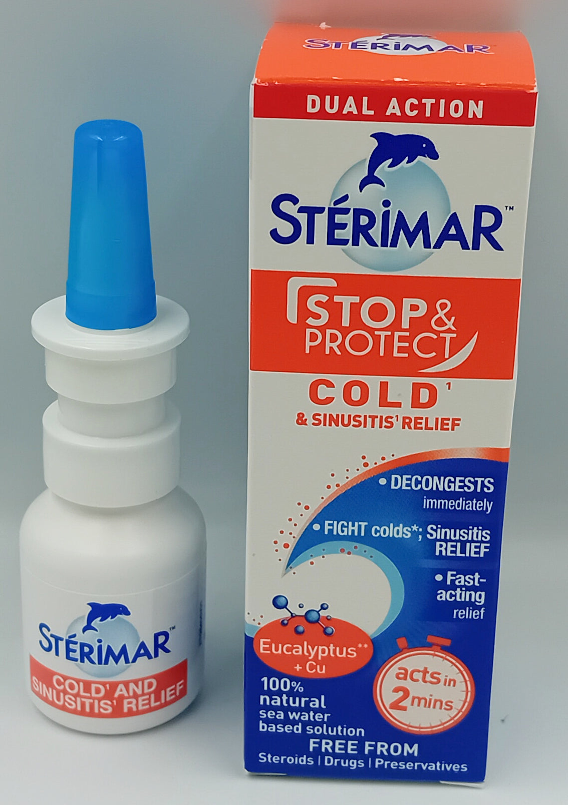 Sterimar Stop & Protect Cold & Sinus Relief Nasal Spray 20ml – Fast Congestion Relief