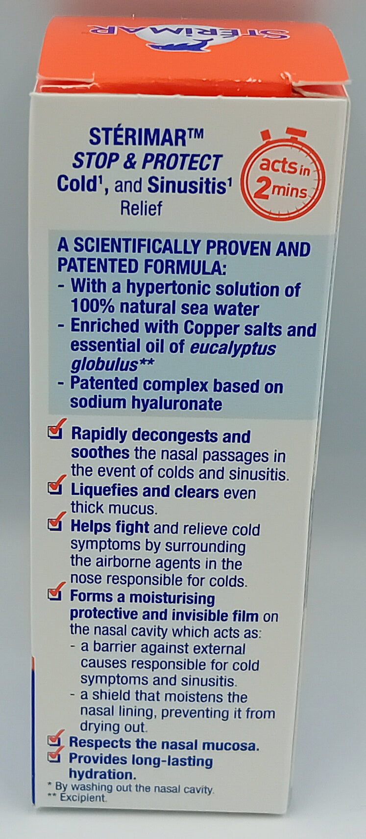 Sterimar Stop & Protect Cold & Sinus Relief Nasal Spray 20ml – Fast Congestion Relief