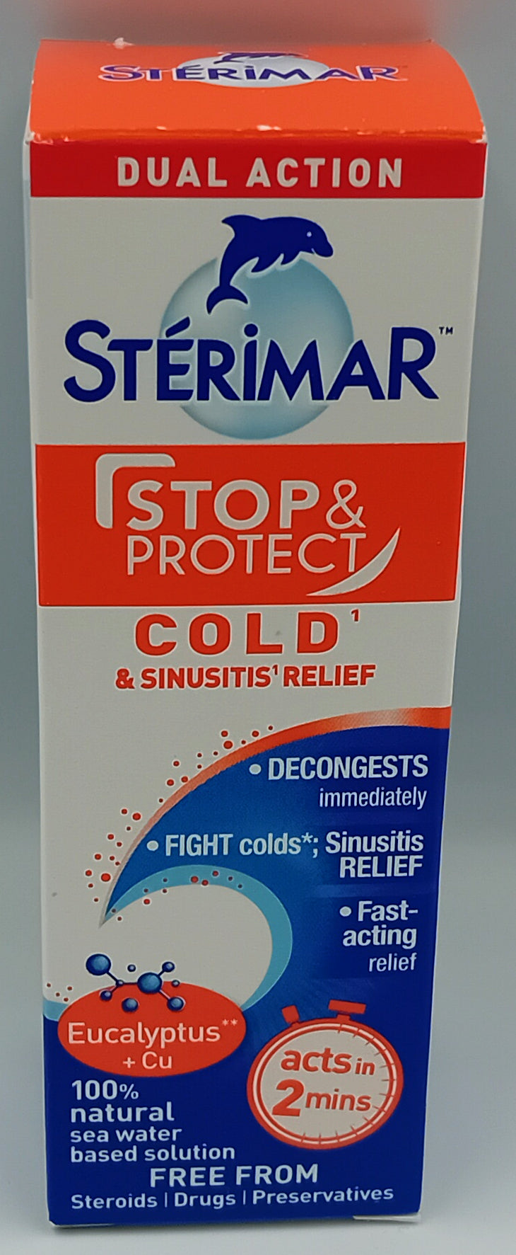 Sterimar Stop & Protect Cold & Sinus Relief Nasal Spray 20ml – Fast Congestion Relief