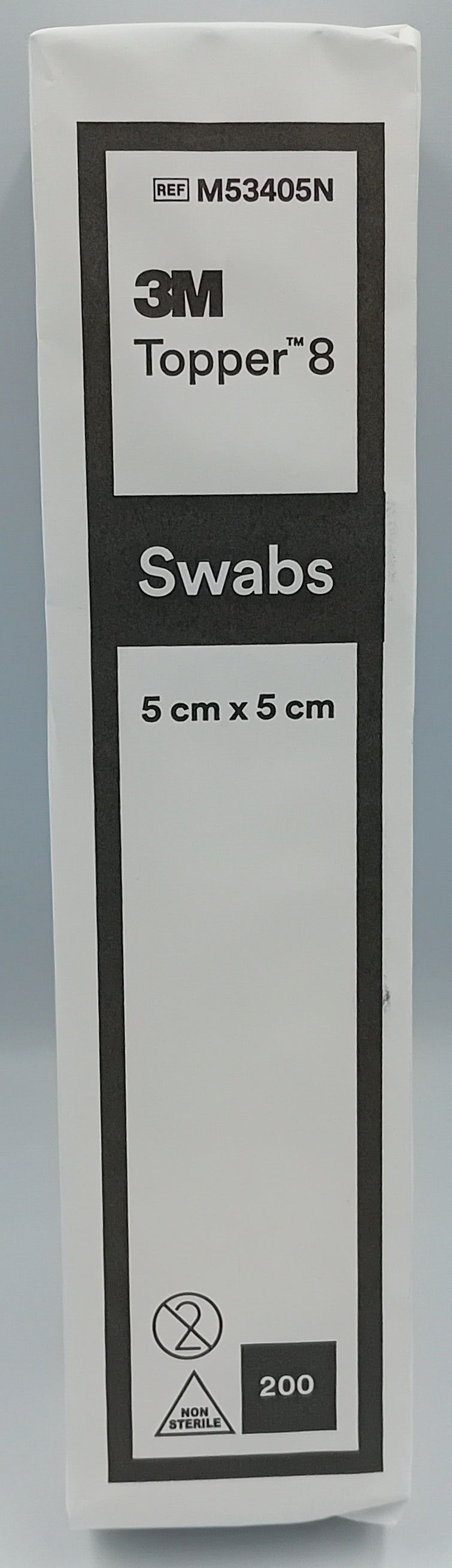 Topper 8 Non-Sterile Swabs – 5cm x 5cm – Pack of 200