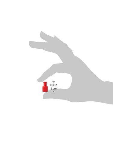 Luer Lock Caps Male/Female Red | Medical Syringe & IV Port Caps