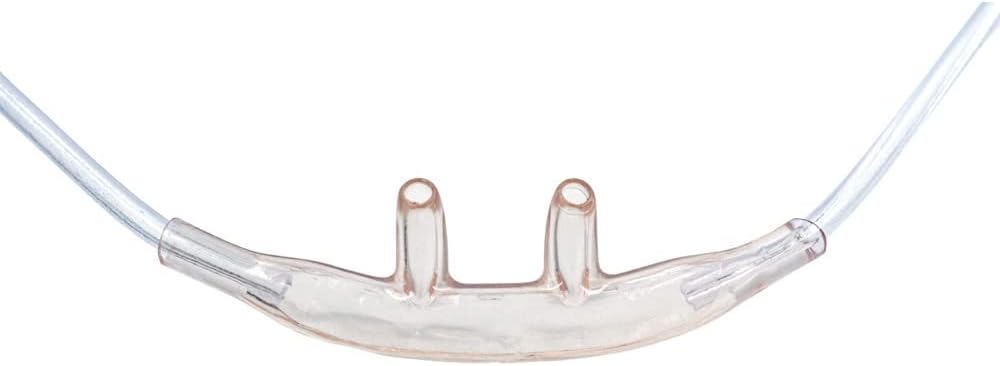 Oxygen Nasal Cannula – Curved Prongs with 1.8m Tubing (Adult Size)