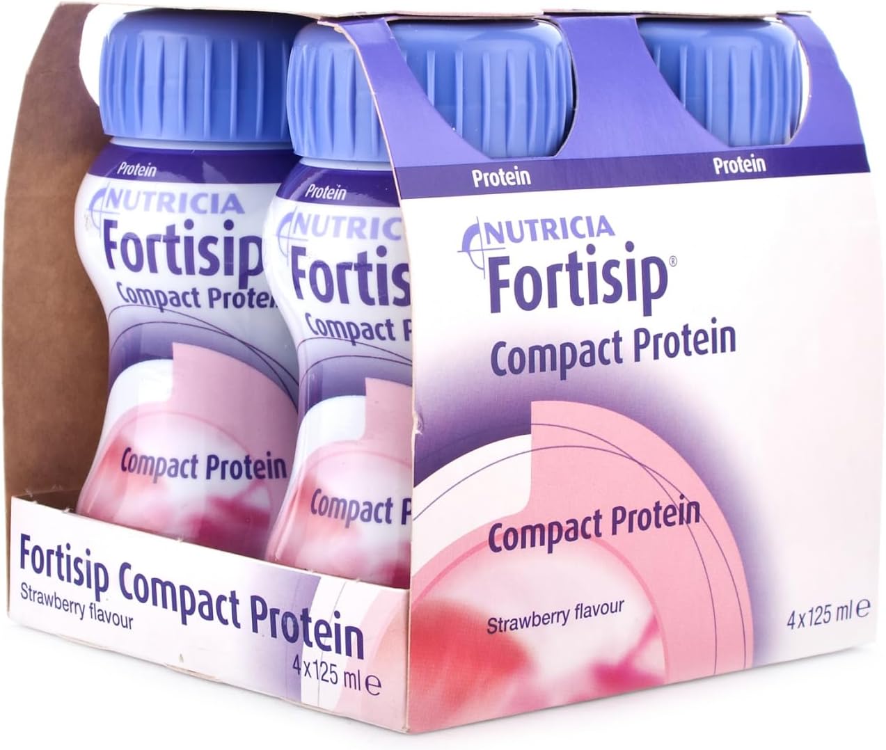 Fortisip Compact Protein 125ml - Pack of 4 | All Flavours | High Calorie Drink