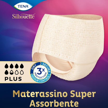 TENA Women Plus Pants Medium 9 x4 Packs (36 Pants) | Discreet Protection