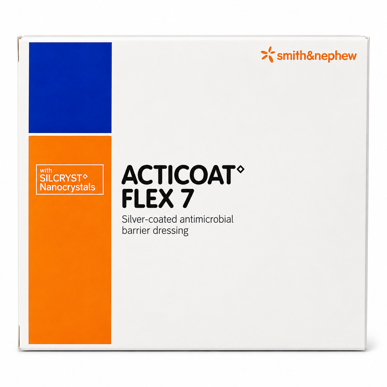 Acticoat Flex 7 Antimicrobial Dressing 5cm x 5cm Pack of 5 | Silver Dressing
