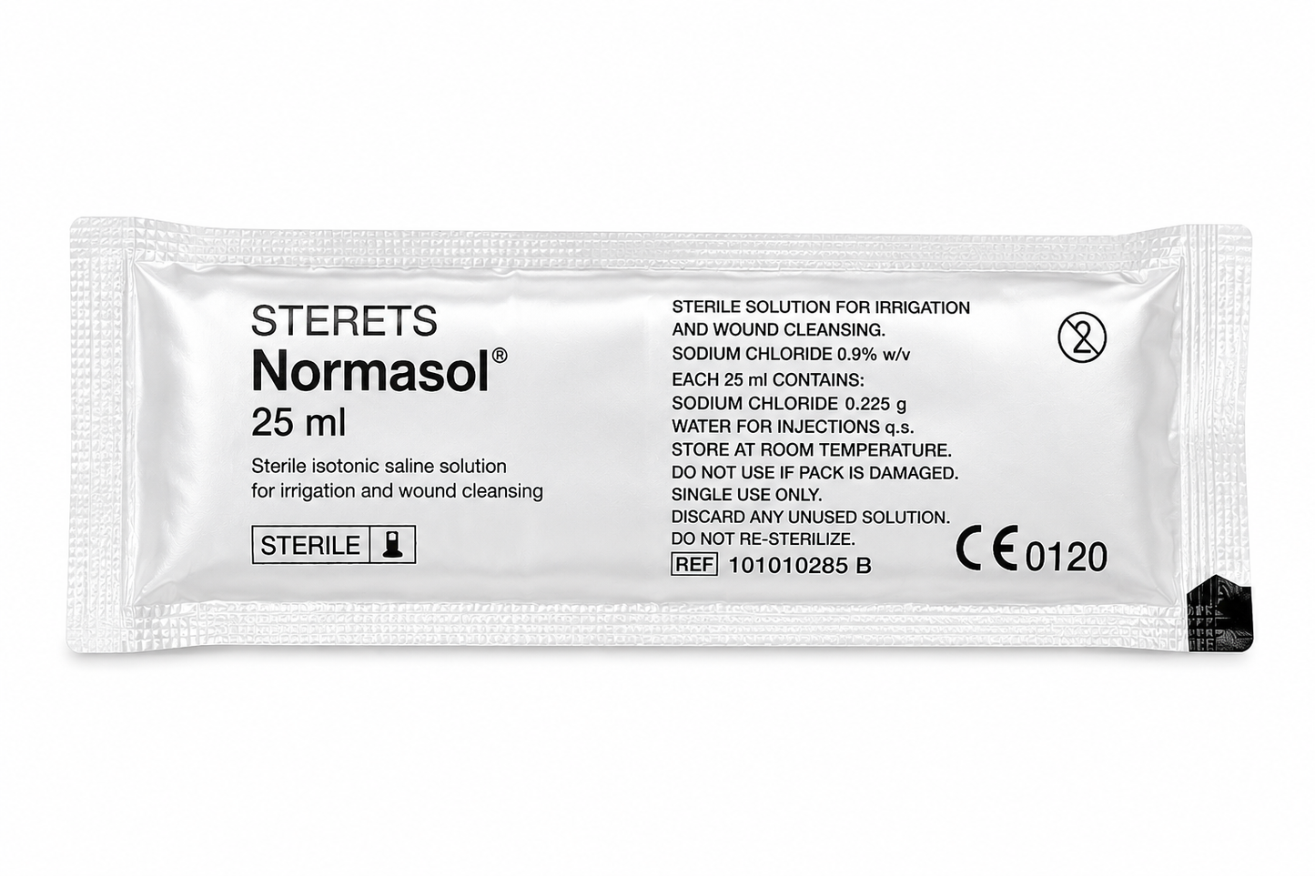 Normasol Sterile Saline Solution 25ml Pods – Pack of 10