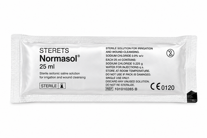 Normasol Sterile Saline Solution 25ml Pods – Pack of 10