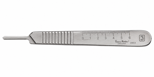 Swann-Morton Scalpel Handle No.3 Ref 0933 | Reusable Surgical Handle
