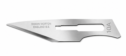 Swann-Morton No.10A Carbon Scalpel Blades 0102 | Non Sterile Surgical Blades