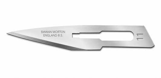 Swann-Morton No.11 Carbon Sterile Blades 0203 | Surgical Scalpel Blades