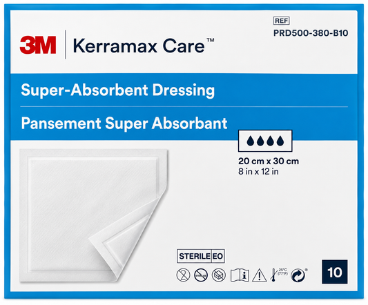KerraMax Dressing 20x30cm Pack of 10 | Super Absorbent Wound Dressings