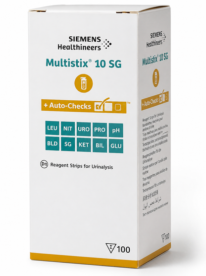 Multistix 10SG Urinalysis Test Strips Box of 100 | Urine Test Strips