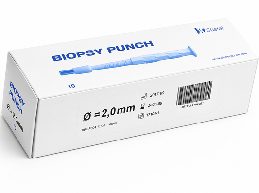 Stiefel Biopsy Punch 2mm Sterile Box of 10 | Disposable Skin Punches