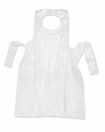 Disposable White Flat Pack Aprons Pack of 100 | Disposable PPE Aprons