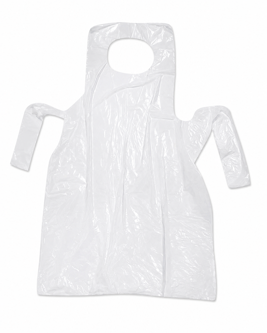 Disposable White Flat Pack Aprons Pack of 100 | Disposable PPE Aprons