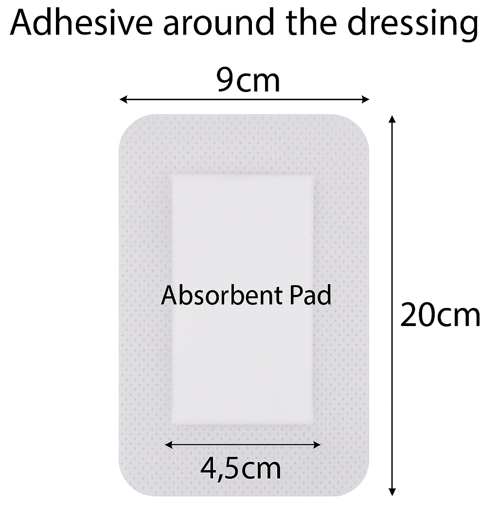 Mepore 9x20cm Box of 30 | Sterile Self Adhesive Wound Dressings