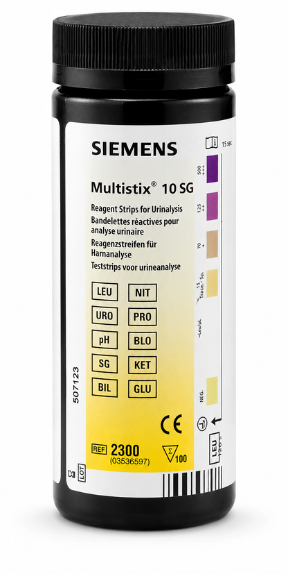 Multistix 10SG Urinalysis Test Strips Box of 100 | Urine Test Strips