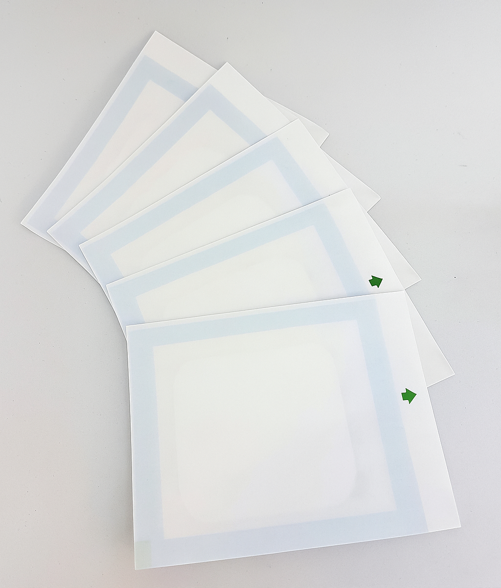 MediSale Adhesive Sterile Wound Dressings - Suitable for cuts and grazes, Diabetic Leg ulcers, venous Leg ulcers, Small Pressure sores