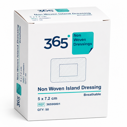 365 Non Woven Dressing 5x7.2cm Box of 50 | Sterile Adhesive Dressings