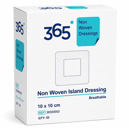 365 Non Woven Dressing 10x10cm Box of 50 | Sterile Adhesive Dressings