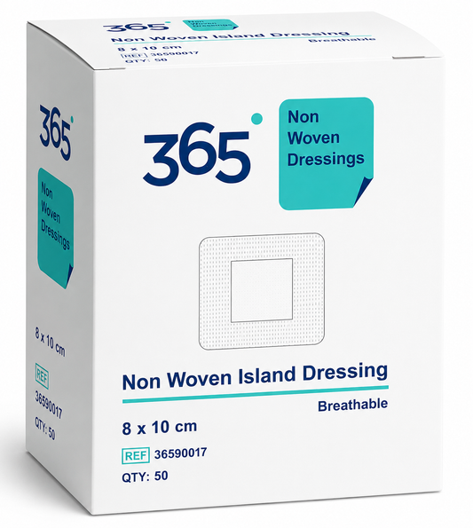 365 Sterile Non Woven Island Dressing 8x10cm | Adhesive Wound Dressings