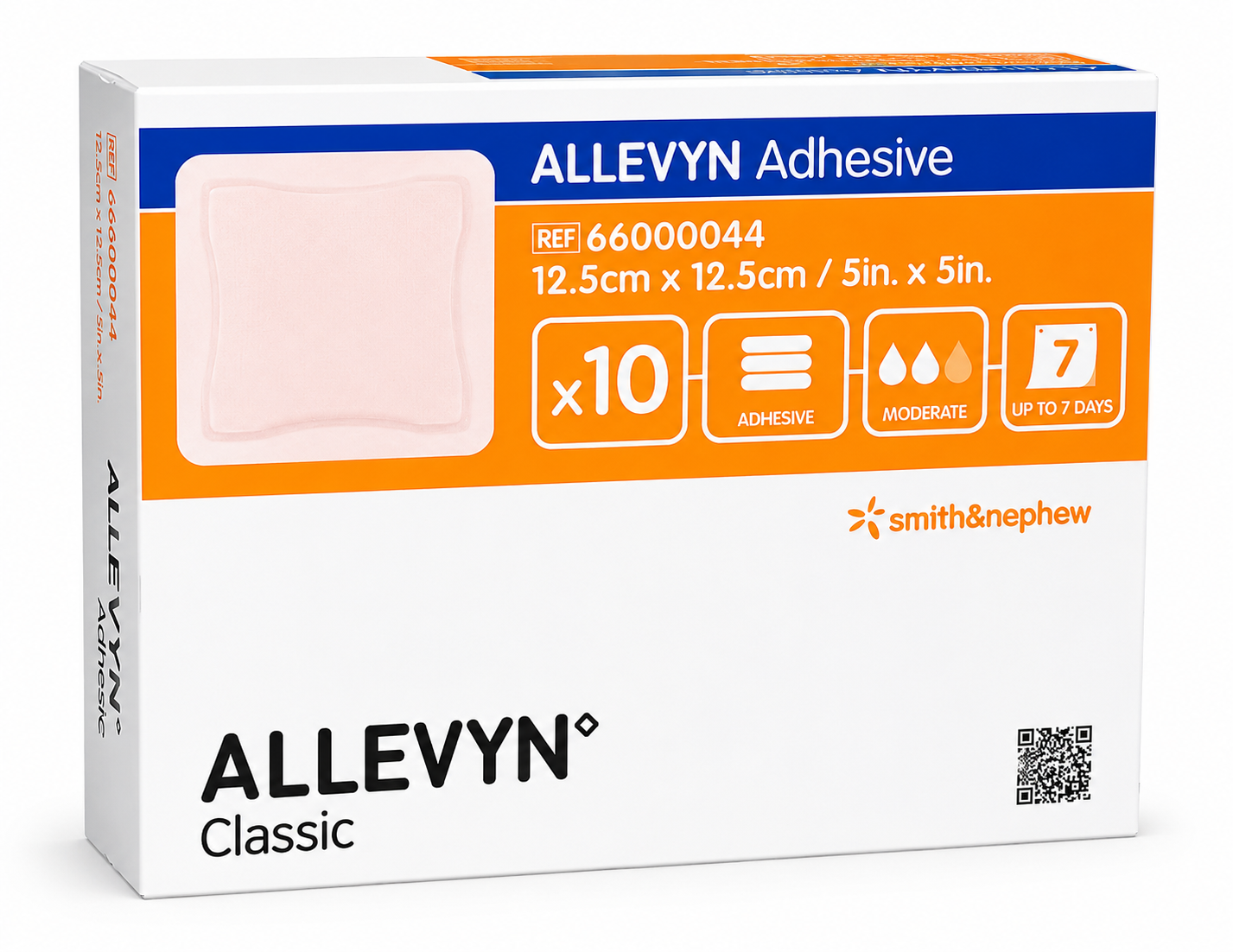Allevyn Adhesive 12.5x12.5cm Box of 10 | Foam Wound Dressings