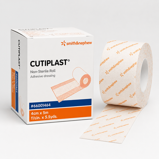 Cutiplast Non Sterile 4cm x 5m | Adhesive Dressing Retention Tape Roll