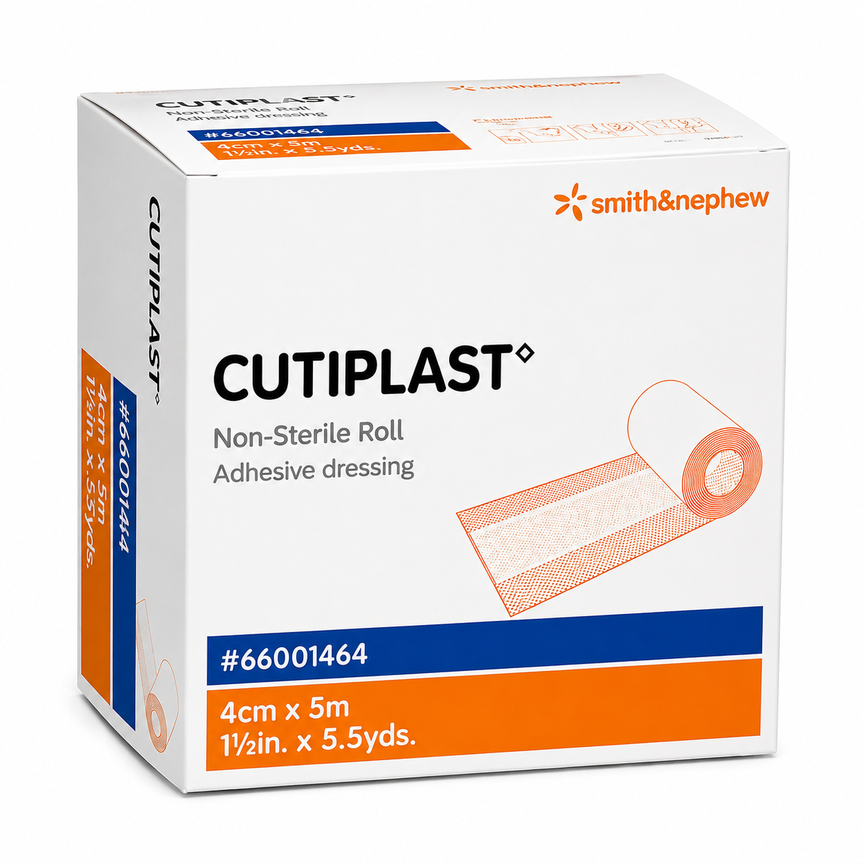 Cutiplast Non Sterile 4cm x 5m | Adhesive Dressing Retention Tape Roll