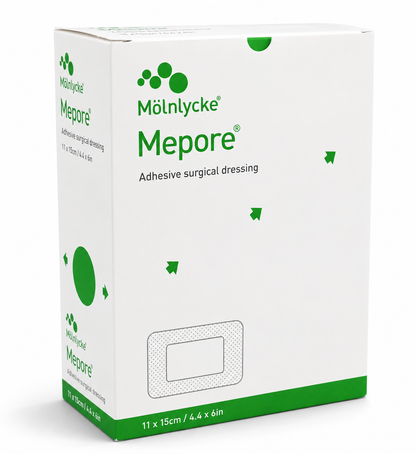 Mepore 11x15cm Box of 40 | Sterile Self Adhesive Wound Dressings