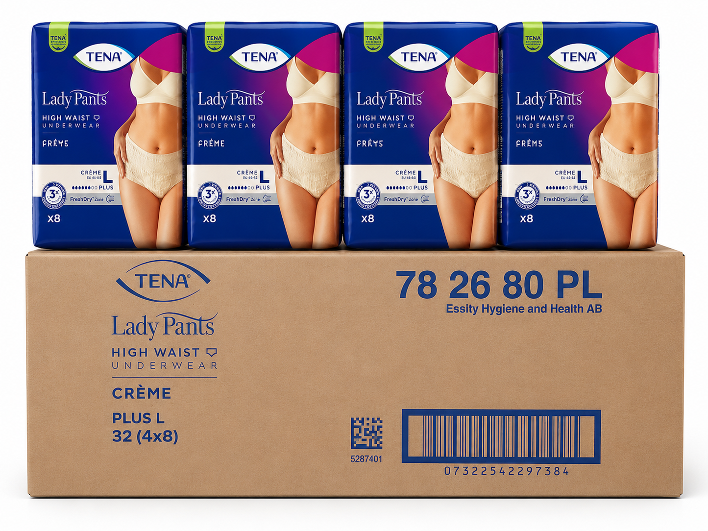 Tena Lady Pants in Single Packs and Cases