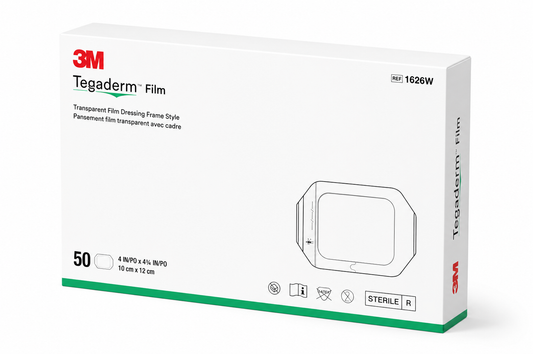 3M Tegaderm Film Dressing 10x12cm Box of 50 | Transparent Dressings