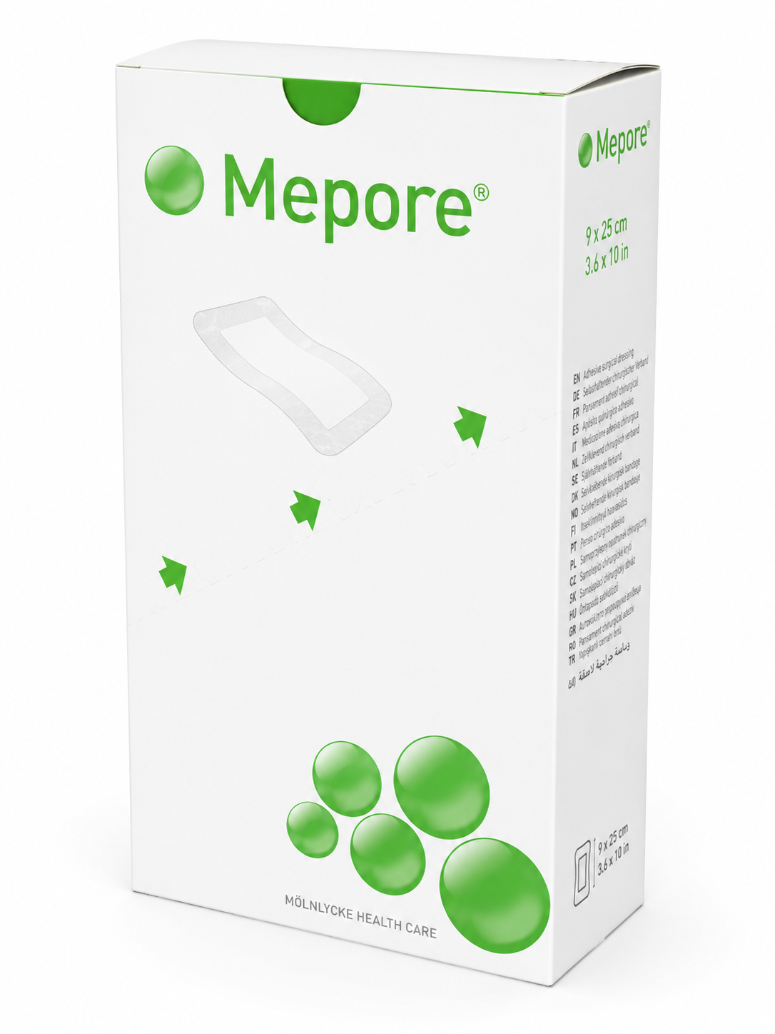 Mepore 9x25cm Box of 30 | Sterile Self Adhesive Wound Dressings