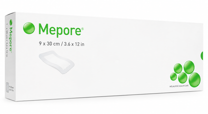 Mepore 9x30cm Box of 30 | Sterile Self Adhesive Wound Dressings