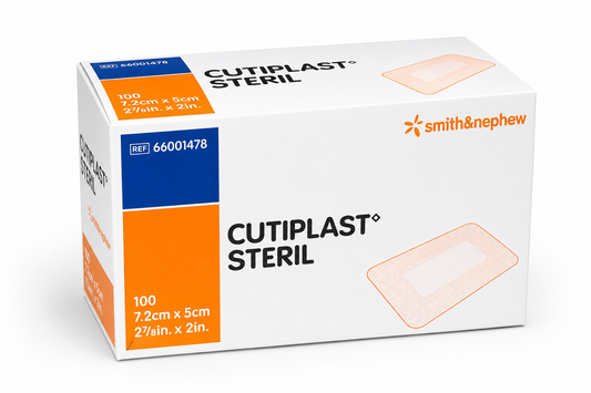 Cutiplast Steril 7.2x5cm Box of 100 | Sterile Adhesive Dressings